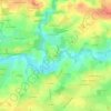 Carte topographique Le Clos, altitude, relief