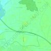 Carte topographique کورول, altitude, relief