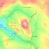 Carte topographique Haystack Mountain, altitude, relief