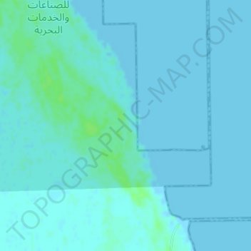 Carte topographique زبائر النخلة, altitude, relief