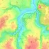 Carte topographique Le Faubourg, altitude, relief