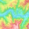 Carte topographique Gours, altitude, relief