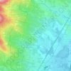 Carte topographique Les Fargets, altitude, relief