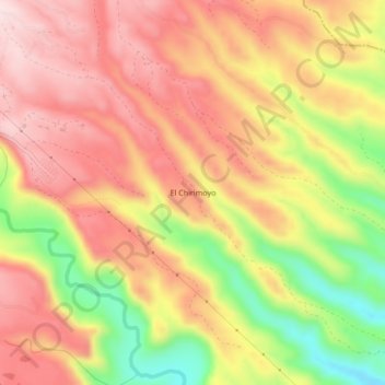 Carte topographique El Chirimoyo, altitude, relief