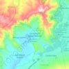 Carte topographique San Antonio Aguas Calientes, altitude, relief