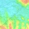 Carte topographique Mons, altitude, relief