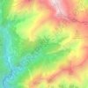 Carte topographique San Gottardo, altitude, relief