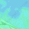 Carte topographique Coot Bay, altitude, relief