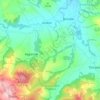 Carte topographique Sicie, altitude, relief