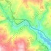 Carte topographique Acebuches, altitude, relief