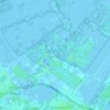 Carte topographique Molenpolder, altitude, relief