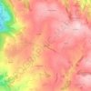 Carte topographique Lebous, altitude, relief