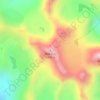 Carte topographique 独海子山, altitude, relief