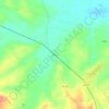 Carte topographique Briar, altitude, relief