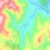 Carte topographique San Andres, altitude, relief