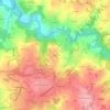 Carte topographique Juillac, altitude, relief