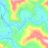 Carte topographique Salyer, altitude, relief