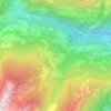 Carte topographique Ulfas, altitude, relief