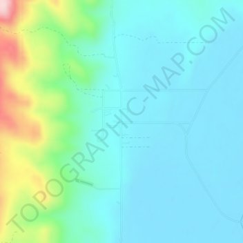 Carte topographique Bern, altitude, relief