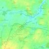 Carte topographique La Métairie Neuve, altitude, relief
