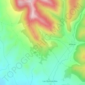 Carte topographique La Pasadilla, altitude, relief