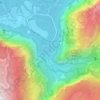 Carte topographique Happy Isles, altitude, relief