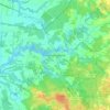 Carte topographique Alloway Township, altitude, relief