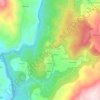 Carte topographique O Valiño, altitude, relief