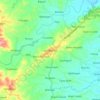 Carte topographique Lambunao, altitude, relief