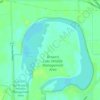 Carte topographique Browns Lake/IPS Wildlife Management Area, altitude, relief
