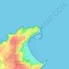 Carte topographique Le Port-Jacquet, altitude, relief