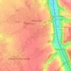 Carte topographique Genneville, altitude, relief