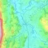 Carte topographique Rumilly, altitude, relief