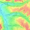 Carte topographique Wahlwiller, altitude, relief