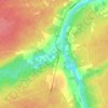Carte topographique Blackville, altitude, relief