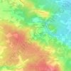 Carte topographique Berlouze, altitude, relief