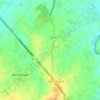Carte topographique Droogland, altitude, relief
