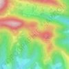 Carte topographique Le Cair, altitude, relief