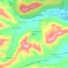 Carte topographique Terrero, altitude, relief