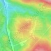 Carte topographique Warinsart, altitude, relief