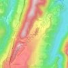 Carte topographique Les Condamines, altitude, relief