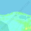 Carte topographique Hutland, altitude, relief