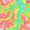 Carte topographique Bühren, altitude, relief