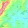 Carte topographique Cece, altitude, relief