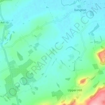 Carte topographique Aulden, altitude, relief