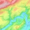 Carte topographique Warre, altitude, relief