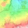 Carte topographique Zacatongo, altitude, relief
