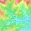Carte topographique Rochemure, altitude, relief