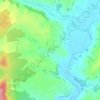 Carte topographique Le Grand Thon, altitude, relief