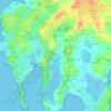 Carte topographique La Lande Célino, altitude, relief